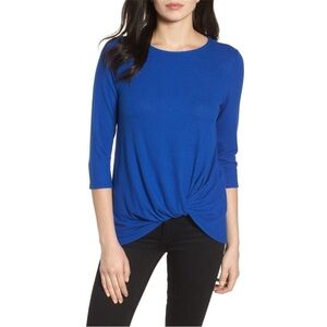 Gibson cozy twist front pullover